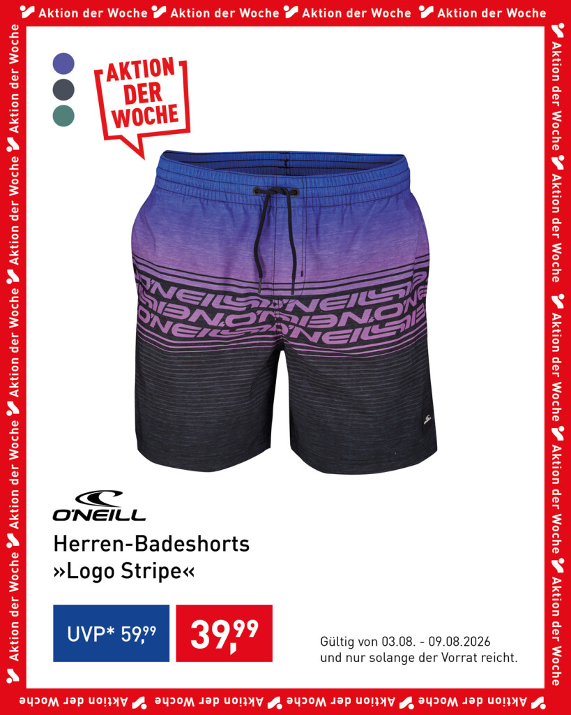 Badehose für Herren. Blau und violett.